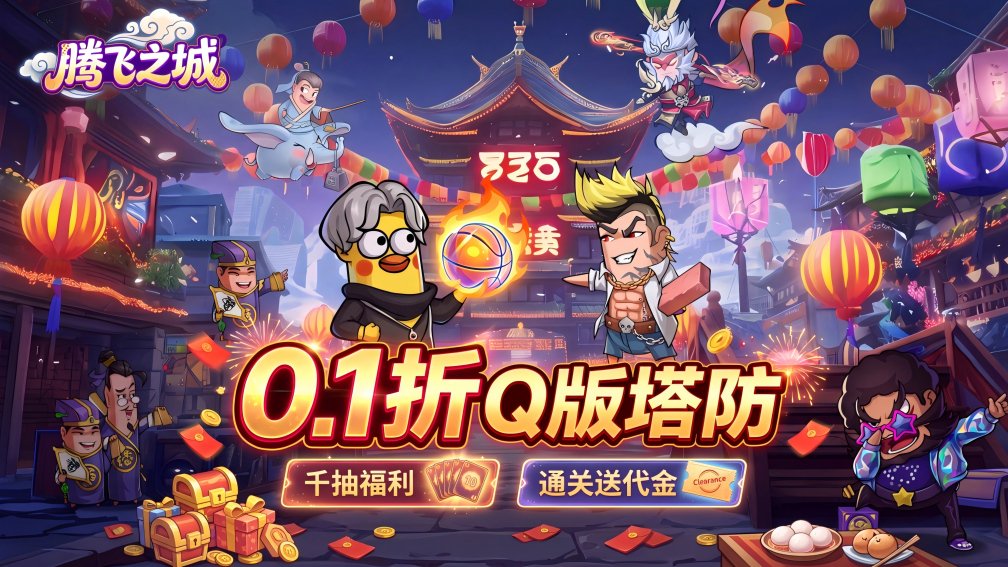 腾飞之城-0充送S+武将