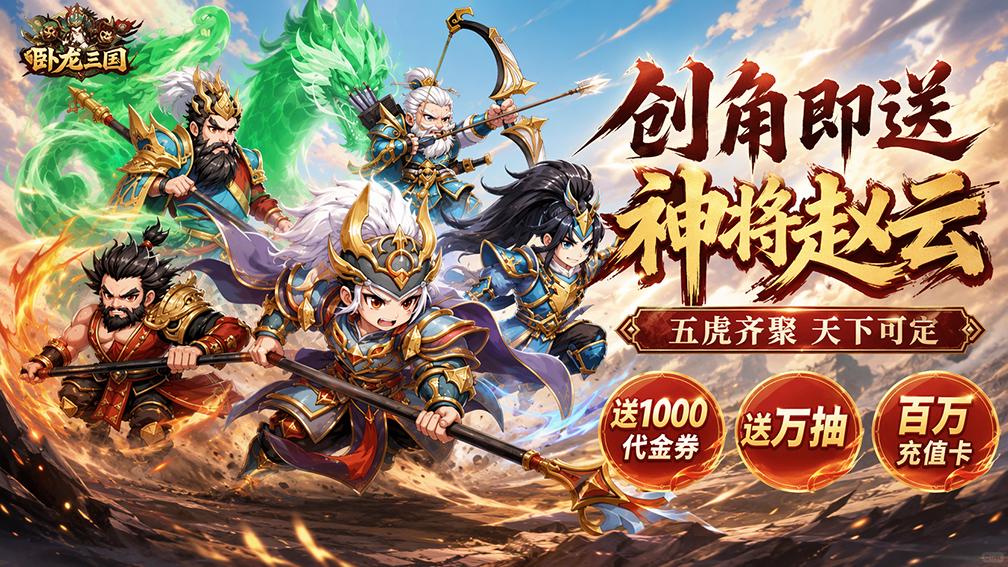 卧龙三国-0元得赵云