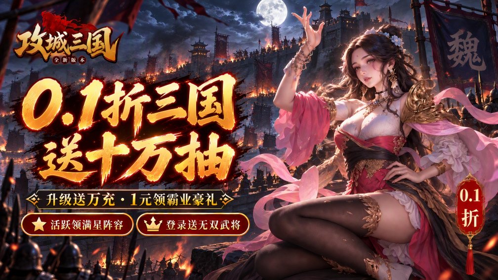 攻城三国-送无双武将