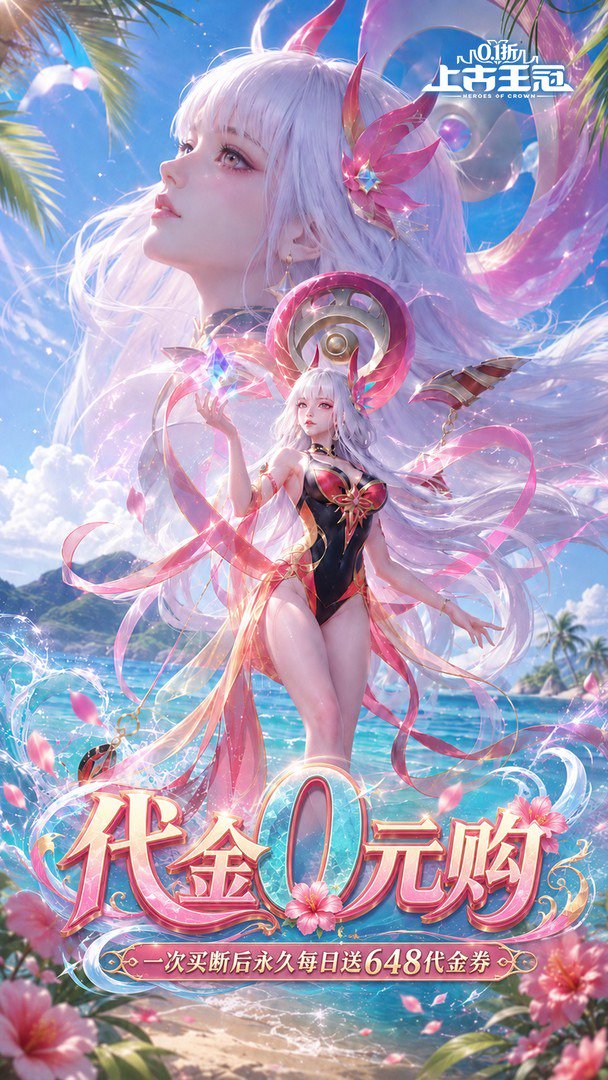 上古王冠-0元领皮肤截图